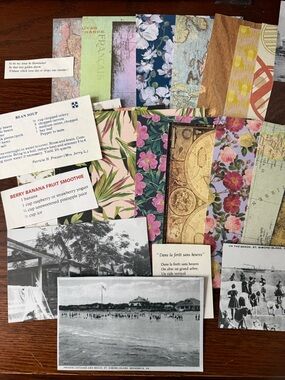 150 Piece Floral & Vintage Pattern Scrapbook Junk Journal